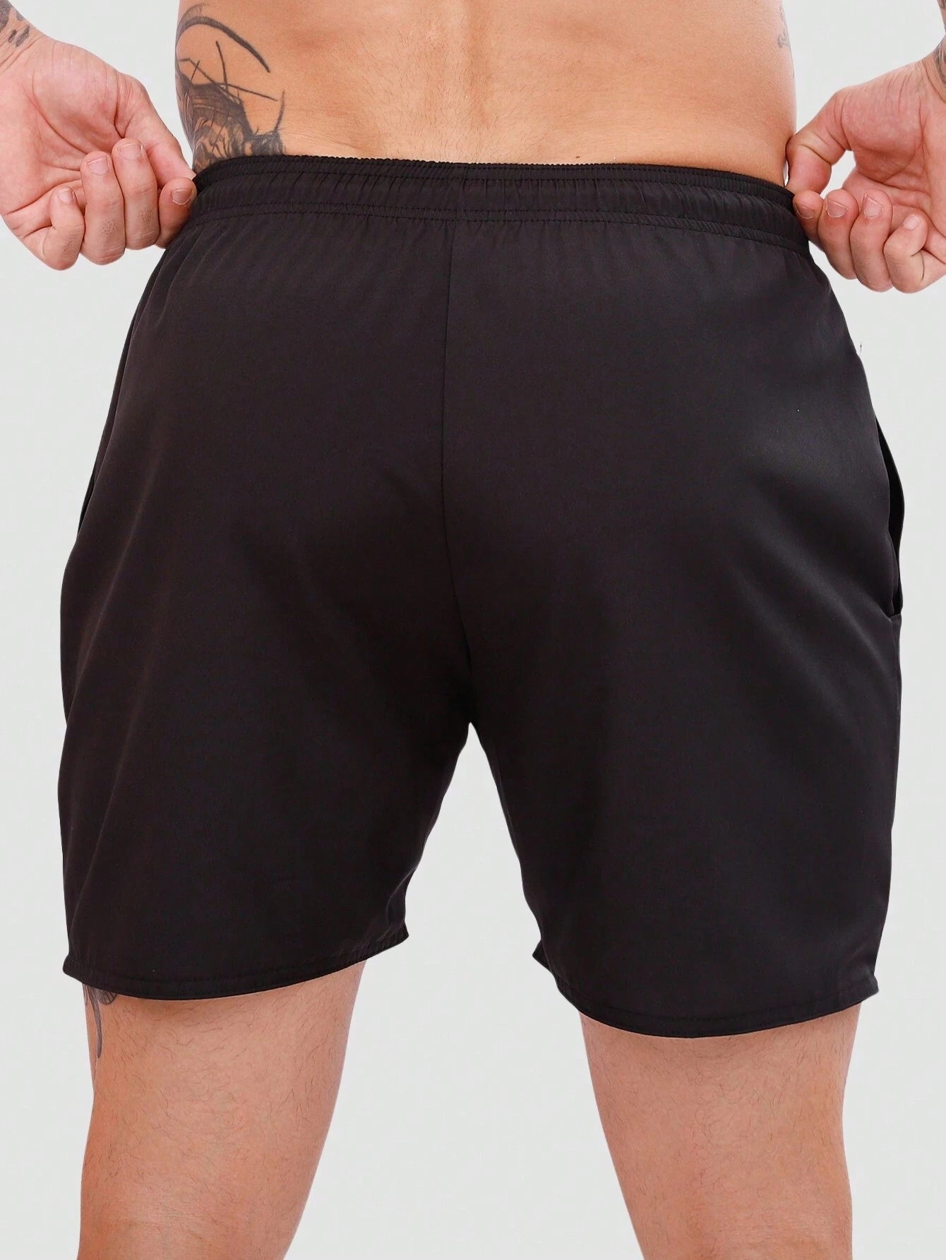 Mauricinho Beach Training Tactel Men'S Plain Basic Shorts